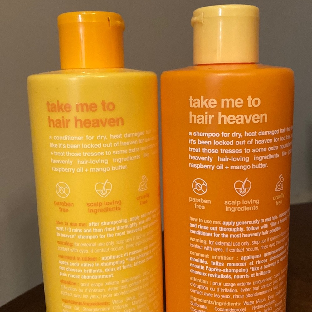 B. Fresh Sweet Mango Shampoo and Conditioner Set - Orange and Yellow - Picture 4 of 5